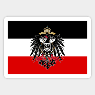 German Empire Eagle Flag Sticker